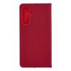 Knižkové puzdro Luna Carbon Book na Samsung A17 červené