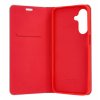Knižkové puzdro Luna Carbon Book na Samsung A17 červené