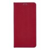 Knižkové puzdro Luna Carbon Book na Samsung A17 červené