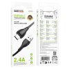 Dátový kábel Borofone BX121 Energy USB-A - microUSB 2,4A 1m black