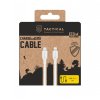 Dátový kábel Tactical Stitch Thread USB-C - Lightning 1 m White