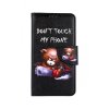 Knižkové puzdro na iPhone 11 Don't Touch meda