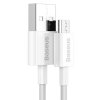 Dátový kábel Baseus CAMYS-02 Superior Fast Charging MicroUSB 2A 1m White