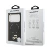Kryt Karl Lagerfeld MagSafe pre iPhone 17 Pro Karl & Choupette Pins čierny