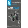 Bluetooth headset Cellularline CAR FLAT s nabíjacou základňou, čierny