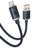 Baseus Dátový kábel Crystal Shine USB na USB C 100W 2m Čierny