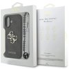 Guess Hardcase 4G Classic Logo s popruhom iPhone 17 čierna