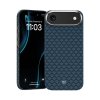 Puzdro Benks Magnetic Armor Air Armor Grid Kevlar s kovovým rámom 600D pre iPhone Air modré