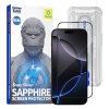 Blueo Premium Sapphire sklo 9H pre iPhone 16 Pro Max iPhone 17 Pro Max čierne
