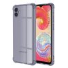 Techsuit Shockproof priehľadné silikónové puzdro Samsung Galaxy A04e M04 dymovo čierne