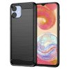 Techsuit Karbón Silikón Puzdro Samsung Galaxy A04e M04 Čierny