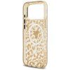 Guess Leopard Glitter MagSafe Puzdro iPhone 17 Pro Max hnedé