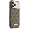 Guess Hardcase 4G Logo Plate MagSafe iPhone 17 Pro Max hnedé puzdro