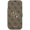Guess Book 4G Metal Logo puzdro iPhone 17 Pro Max hnedé