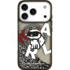 Karl Lagerfeld Liquid Glitter Choupette Logo MagSafe iPhone 17 Pro Max cierne puzdro
