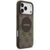 Guess 4G Circle Classic Logo MagSafe iPhone 17 Pro Max Hnedé puzdro
