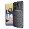 Puzdro Techsuit CarbonFiber pre Xiaomi Redmi Note 14 5G čierne