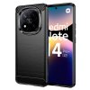Puzdro Techsuit Carbon Silicone pre Xiaomi Redmi Note 14 Pro Plus 5G čierne