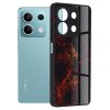 Techsuit Séria Glaze Xiaomi Redmi Note 13 5G Červená hmlovina
