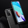 Techsuit Carbon Silicone Puzdro Xiaomi Redmi 10 2021 2022 Čierna