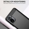 Techsuit Carbon Silicone Puzdro Xiaomi Redmi Note 10 4G Note 10S Poco M5s čierne