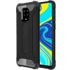 Techsuit Hybrid Armor Puzdro Xiaomi Redmi Note 9S a 9 Pro Max Čierna