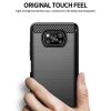 TechSuit Karbón Silikón Xiaomi Poco X3 NFC Pro Čierne Puzdro