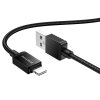Borofone dátový kábel USB na Lightning BX120 nylon 2.4A 1m čierny