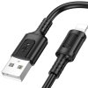 Borofone Dátový kábel Feliz Series BX111 USB to Lightning 1m Čierny