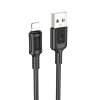 Borofone Dátový kábel Feliz Series BX111 USB to Lightning 1m Čierny