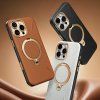 Torras QPRO Leather Series puzdro pre iPhone 17 Pro šedé