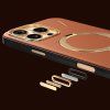 Torras QPRO Leather Series puzdro pre iPhone 17 Pro šedé