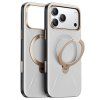 Torras QPRO Leather Series puzdro pre iPhone 17 Pro šedé