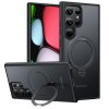 Torras Ostand Spin MagSafe Series Samsung Galaxy S24 Ultra čierne puzdro