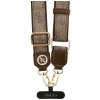 Guess Strap Tether Patch 4G Strass Metal Logo univerzálne nastaviteľné hnedé puzdro