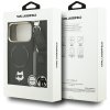 Karl Lagerfeld Hardcase Big Strap Karl Metal Logo MagSafe iPhone 17 Pro čierne puzdro