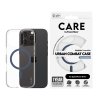 PanzerGlass CARE Flagship Urban Combat modré puzdro MagSafe iPhone 16 Pro priehľadné