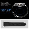 Spigen Enzo Samsung Galaxy Watch8 40mm 44mm Classic Puzdro Pravá kozia koža Čierna