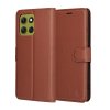 Puzdro Techsuit Leather Folio pre Motorola Moto G86 hnedé