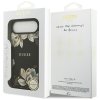 Guess Grained Flowers MagSafe Puzdro iPhone 17 Air cierny