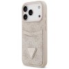 Guess Hardcase 4G Double Card Triangle iPhone 17 Pro ružová
