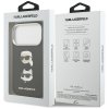 Karl Lagerfeld Hardcase Grained K a C Heads Pins and Logo iPhone 17 Pro čierne