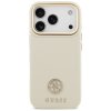 Guess Grained Strass Logo MagSafe pre iPhone 17 Pro bezova