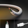 Spigen Data Cable Essential EB6010AC Rýchlonabíjací USB na Type C 1m biely