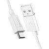 Spigen Data Cable Essential EB6010AC Rýchlonabíjací USB na Type C 1m biely