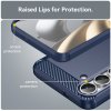 Techsuit Carbon Silikónové Puzdro pre Samsung Galaxy S25 FE Modré