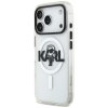 Karl Lagerfeld IML MagSafe Sketch Logo iPhone 17 Pro priehľadné puzdro Karl