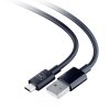 3mk Dátový kábel Hyper USB A na Micro USB 5V 2.4A 1.2m čierny