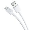 3mk Datový kábel Hyper USB A na Micro USB 5V 2.4A 1.2m biely