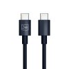3mk Datový Kábel Hyper USB C na USB C 100W 5A 1.2m čierny